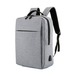 POFOKO Großkapazitiver wasserdichter Oxford-Stoff Business Casual Rucksack mit externem USB-Ladeanschluss für 15,6-Zoll-Laptops