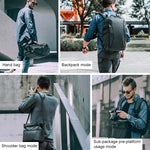 PGYTECH P-CB-020 2-in-1 Wasserdichter, stoßfester Outdoor-Rucksack mit zwei Schultergurten + Umhängetasche, P-CB-020