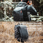PGYTECH P-CB-020 2-in-1 Wasserdichter, stoßfester Outdoor-Rucksack mit zwei Schultergurten + Umhängetasche, P-CB-020