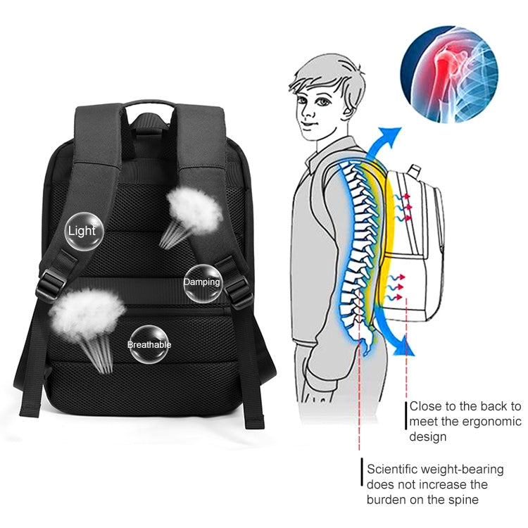 cxs-618 Multifunktionale Oxford Laptop-Tasche Rucksack