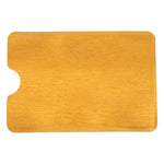 100x RFID-Schutzhüllen aus Aluminiumfolie gegen Diebstahl, Größe: 9,1*6,3 cm, RFID 100 Stk. (Gold), RFID 100 Stk. (Silber)