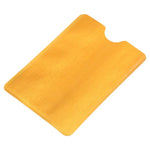 100x RFID-Schutzhüllen aus Aluminiumfolie gegen Diebstahl, Größe: 9,1*6,3 cm, RFID 100 Stk. (Gold), RFID 100 Stk. (Silber)