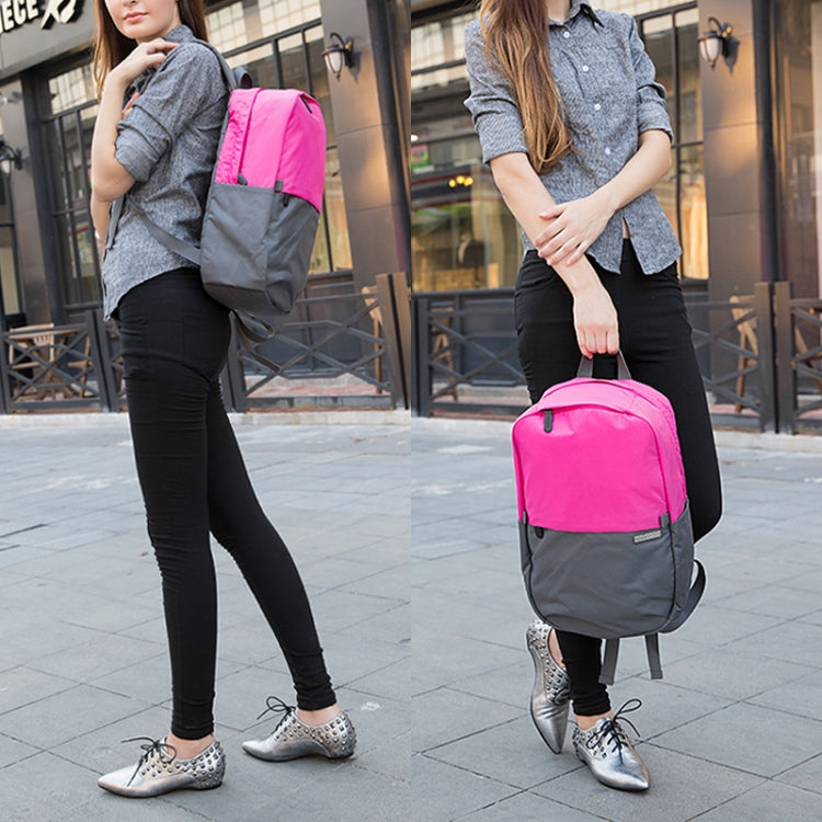 POFOKO XY Serie 13,3 Zoll Modische Farblich abgestimmte Multifunktionale Rucksack Computer Tasche, Größe: S