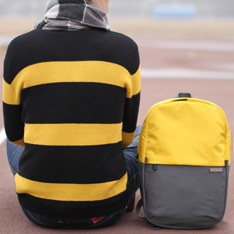 POFOKO XY Serie 13,3 Zoll Modische Farblich abgestimmte Multifunktionale Rucksack Computer Tasche, Größe: S