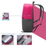 POFOKO XY Serie 13,3 Zoll Modische Farblich abgestimmte Multifunktionale Rucksack Computer Tasche, Größe: S