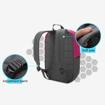 POFOKO XY Serie 13,3 Zoll Modische Farblich abgestimmte Multifunktionale Rucksack Computer Tasche, Größe: S