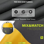 POFOKO XY Serie 14-15,4 Zoll modischer farblich abgestimmter multifunktionaler Rucksack Computer Tasche, Größe: M