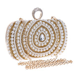 Damenmode Bankett Party Perlen-Handtasche