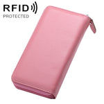 902 Antimagnetische RFID-Litschi-Textur Damen Geldbörse mit großer Kapazität, Handtasche, Handytasche mit Kartenfächern