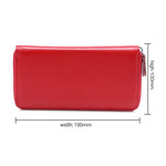 902 Antimagnetische RFID-Litschi-Textur Damen Geldbörse mit großer Kapazität, Handtasche, Handytasche mit Kartenfächern