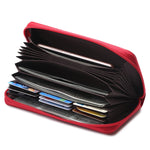 902 Antimagnetische RFID-Litschi-Textur Damen Geldbörse mit großer Kapazität, Handtasche, Handytasche mit Kartenfächern