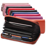 902 Antimagnetische RFID-Litschi-Textur Damen Geldbörse mit großer Kapazität, Handtasche, Handytasche mit Kartenfächern