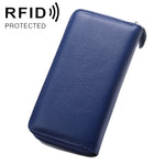 902 Antimagnetische RFID-Litschi-Textur Damen Geldbörse mit großer Kapazität, Handtasche, Handytasche mit Kartenfächern