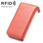 902 Antimagnetische RFID-Litschi-Textur Damen Geldbörse mit großer Kapazität, Handtasche, Handytasche mit Kartenfächern