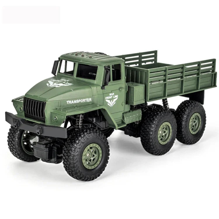 JJR/C 1:18 2,4 GHz 4-Kanal-Fernsteuerung Dongfeng 7 Sechsrädriger Panzer-LKW Spielzeug, Dongfeng 7 (Grün), Dongfeng 7 (Gelb)