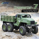 JJR/C 1:18 2.4Ghz 4 Channel Remote Control Dongfeng 7 Six-wheeled Armor Truck Vehicle Toy, Dongfeng 7 (Green), Dongfeng 7 (Yellow)