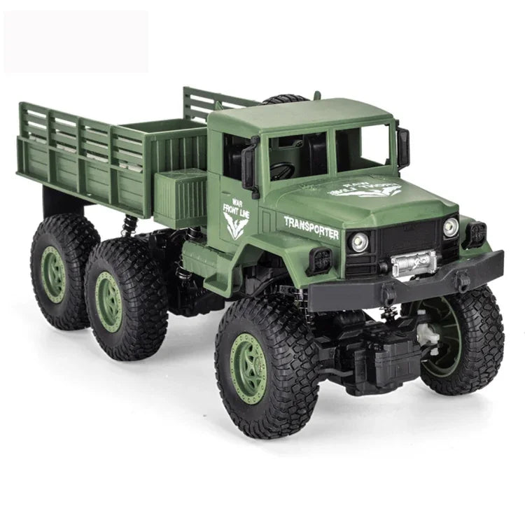 JJR/C 1:18 2,4 GHz 4-Kanal-Fernsteuerung Dongfeng 8 Sechsrad-Panzerwagen-Spielzeug, Dongfeng 8 (Grün), Dongfeng 8 (Gelb)