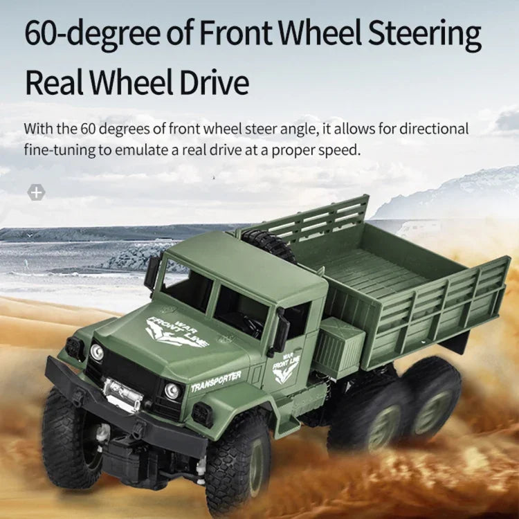 JJR/C 1:18 2,4 GHz 4-Kanal-Fernsteuerung Dongfeng 8 Sechsrad-Panzerwagen-Spielzeug, Dongfeng 8 (Grün), Dongfeng 8 (Gelb)