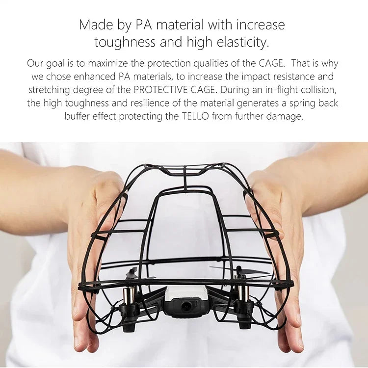 PGYTECH Kugelförmiger Schutzkäfig für DJI TELLO, passend für DJI TELLO Käfig