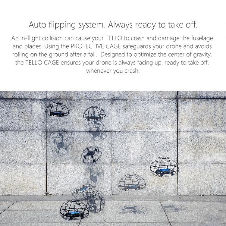 PGYTECH Kugelförmiger Schutzkäfig für DJI TELLO, passend für DJI TELLO Käfig