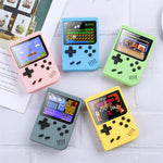 MK500 Macaron Mini Retro Classic Handheld Game Console for Kids Built-in 500 Games, Support AV Output, MK500 / Green, MK500 / Grey, MK500 / Blue, MK500 / Yellow, MK500 / Pink