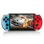 X7 Plus Retro Classic Games Handheld-Spielkonsole mit 5,1-Zoll-HD-Bildschirm und 8 GB Speicher, unterstützt MP4/E-Books, X7 Plus (Gelb + Rot), X7 Plus (Gelb), X7 Plus (Blau + Rot), X7 Plus (Blau), X7 Plus (Rot)