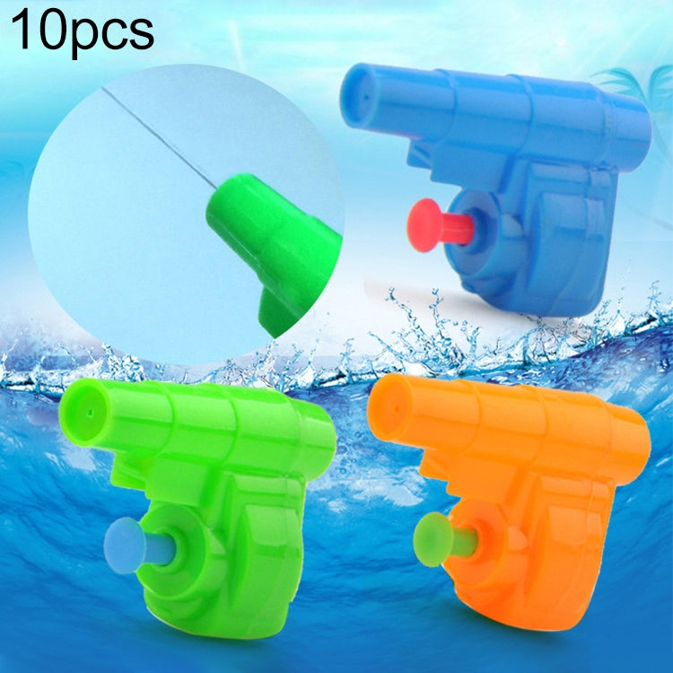 10 Stück Kinder Wasserspielzeug Mini Plastik Wasserpistole, Zufällige Farblieferung, Schießspielzeug