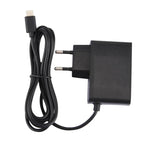 Netzteil für Nintendo Switch NS Spielkonsole, 5 V Gleichstrom, Kabellänge: 1,5 m, EU-Stecker (schwarz), passend für Switch NS (EU-Stecker)