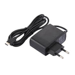 Netzteil für Nintendo Switch NS Spielkonsole, 5 V Gleichstrom, Kabellänge: 1,5 m, EU-Stecker (schwarz), passend für Switch NS (EU-Stecker)