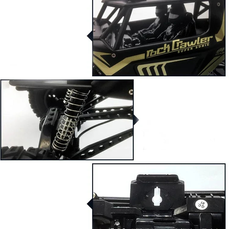 HD609 1:8 Übergroßes ferngesteuertes Offroad-Kletterauto aus Aluminiumlegierung – Spielzeug