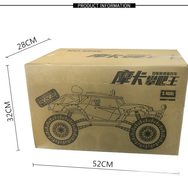 HD609 1:8 Übergroßes ferngesteuertes Offroad-Kletterauto aus Aluminiumlegierung – Spielzeug