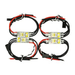 Flycolor Raptor Series Antriebsset, bestehend aus 4 Drehzahlreglern (20 A), 4 Motoren (2300 kV) und 4 Propellern (5045, 2300 kV).