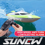 HongXunJie HJ806 2,4-GHz-Hochgeschwindigkeits-Rennboot mit Wasserkühlung, Fernbedienung, automatischer Kippfunktion und 200 m Reichweite