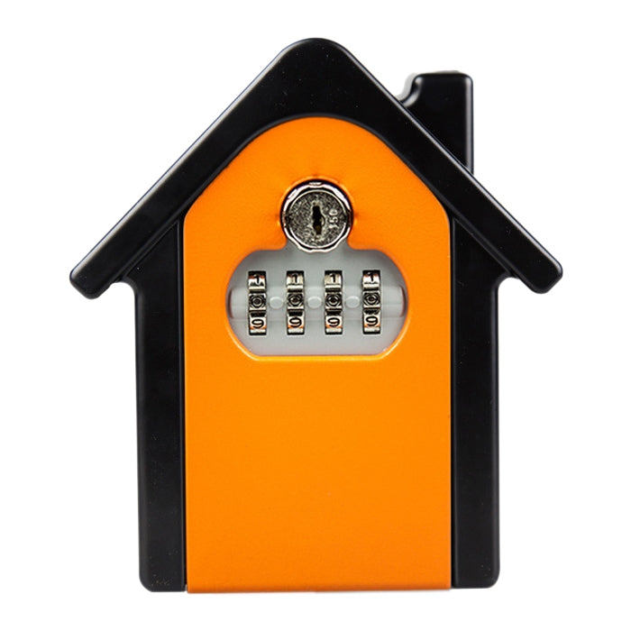 Sicherheitsbox in Hüttenform mit Zahlenschloss, Wandschrank, Tresor, inklusive 1 Schlüssel