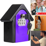 Sicherheitsbox in Hüttenform mit Zahlenschloss, Wandschrank, Tresor, inklusive 1 Schlüssel