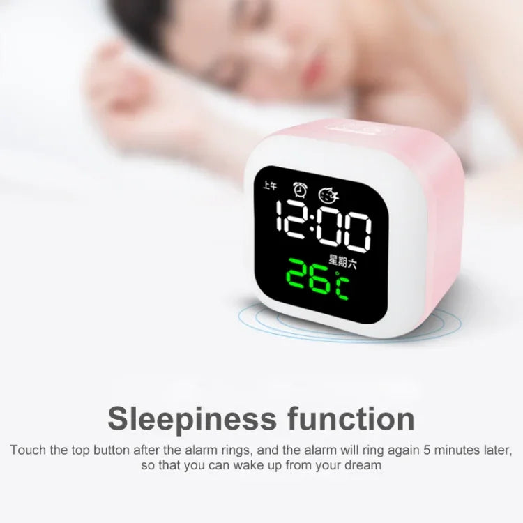 USB Smart Home Uhr mit Nachtlicht & Memory-Funktion & LED-Anzeige, Smart Clock