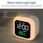 USB Smart Home Uhr mit Nachtlicht & Memory-Funktion & LED-Anzeige, Smart Clock
