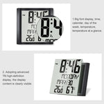 TS-8608 Multifunktions-Großbildschirm-Uhr Haushalt Kreatives Thermometer Hygrometer, TS-8608
