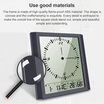 TS-8675 Multifunktionales Großbild-Uhren-Haushalts-Kreativ-Thermometer-Hygrometer, TS-8675