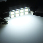 2 PCS 41mm Festoon 3W 300LM White Light 8 LED 3528 SMD Canbus Error-Free Car Reading Lamps,  DC 12, 41mm