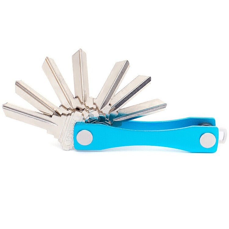 Tragbarer Schlüssel-Organizer aus Metall, (Rosa), (Grün), (Grau), (Rot), (Schwarz)