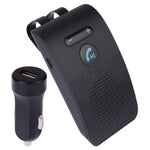 SP09 Multipoint Wireless Bluetooth V4.2 Freisprechanlage für das Auto, unterstützt Sprachausgabe und Vibrationssensor