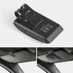 SP09 Multipoint Wireless Bluetooth V4.2 Freisprechanlage für das Auto, unterstützt Sprachausgabe und Vibrationssensor