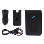 SP09 Multipoint Wireless Bluetooth V4.2 Freisprechanlage für das Auto, unterstützt Sprachausgabe und Vibrationssensor