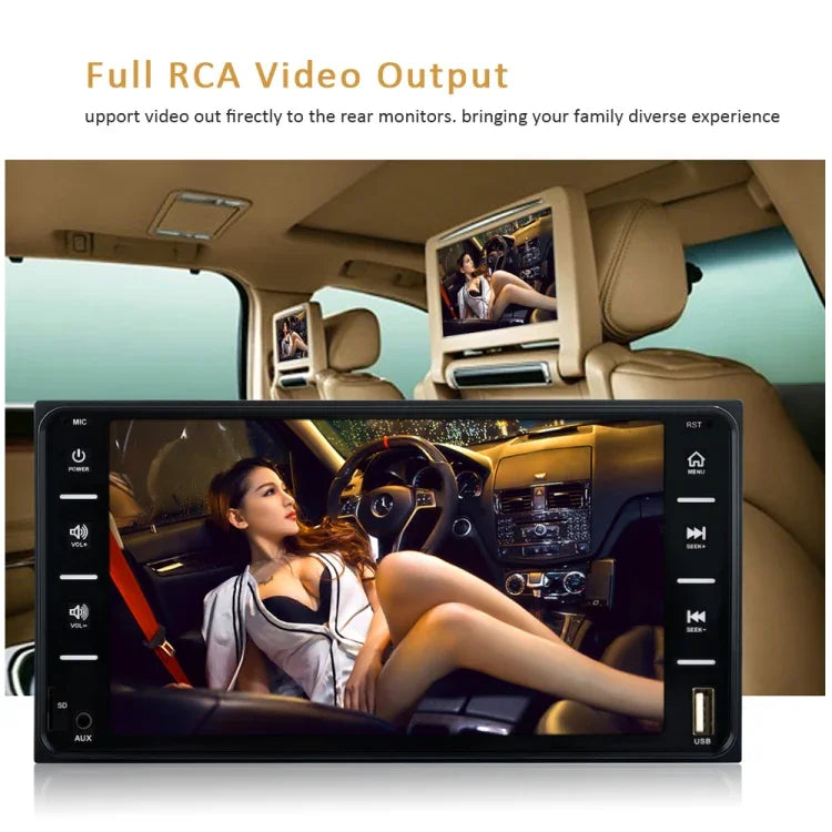 848V 16,7 Zoll Multi-Touchscreen GPS-Navigationssystem für Autos, unterstützt TF-Karte / USB / AUX / MP5-Player / Android- & iPhone-Mirror-Links, 848V