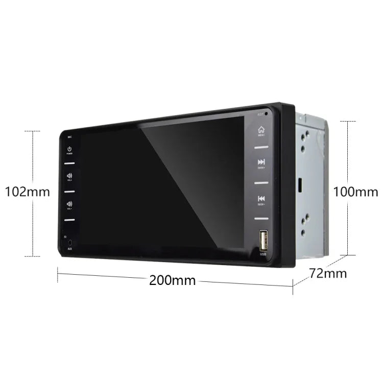 848V 16,7 Zoll Multi-Touchscreen GPS-Navigationssystem für Autos, unterstützt TF-Karte / USB / AUX / MP5-Player / Android- & iPhone-Mirror-Links, 848V