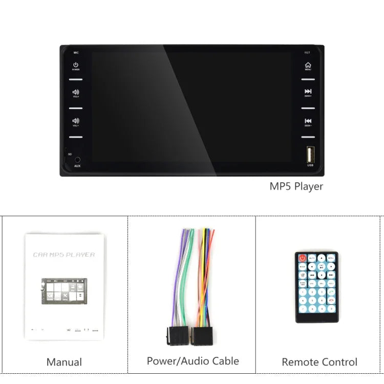 848V 16,7 Zoll Multi-Touchscreen GPS-Navigationssystem für Autos, unterstützt TF-Karte / USB / AUX / MP5-Player / Android- & iPhone-Mirror-Links, 848V