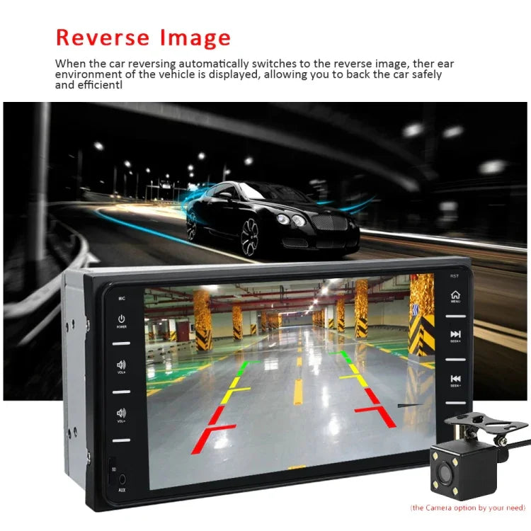 848V 16,7 Zoll Multi-Touchscreen GPS-Navigationssystem für Autos, unterstützt TF-Karte / USB / AUX / MP5-Player / Android- & iPhone-Mirror-Links, 848V