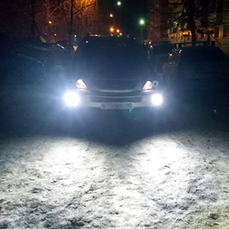 2 Stück 9005 DC9-16V / 3,5W / 6000K / 320LM Auto-Nebelscheinwerfer mit 12 LEDs SMD-ZH3030, Konstantstrom, 9005