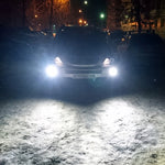 2 PCS 9006 DC9-16V / 3.5W / 6000K / 320LM Car Auto Fog Light 12LEDs SMD-ZH3030 Lamps, with Constant Current, 9006